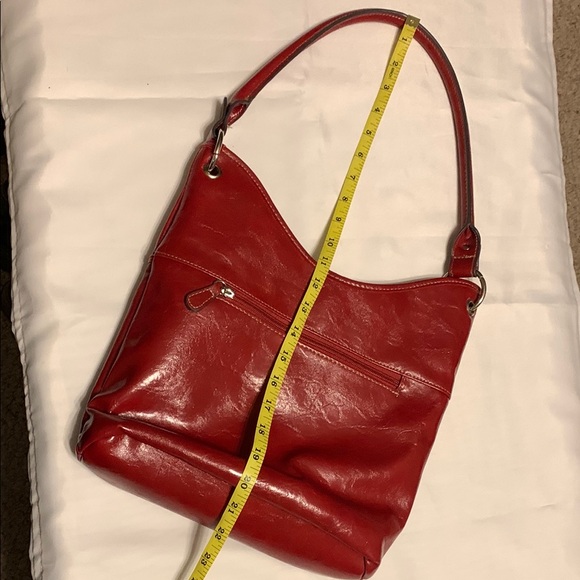 Rosetti Red Leather Shoulder Bag - Picture 2 of 16